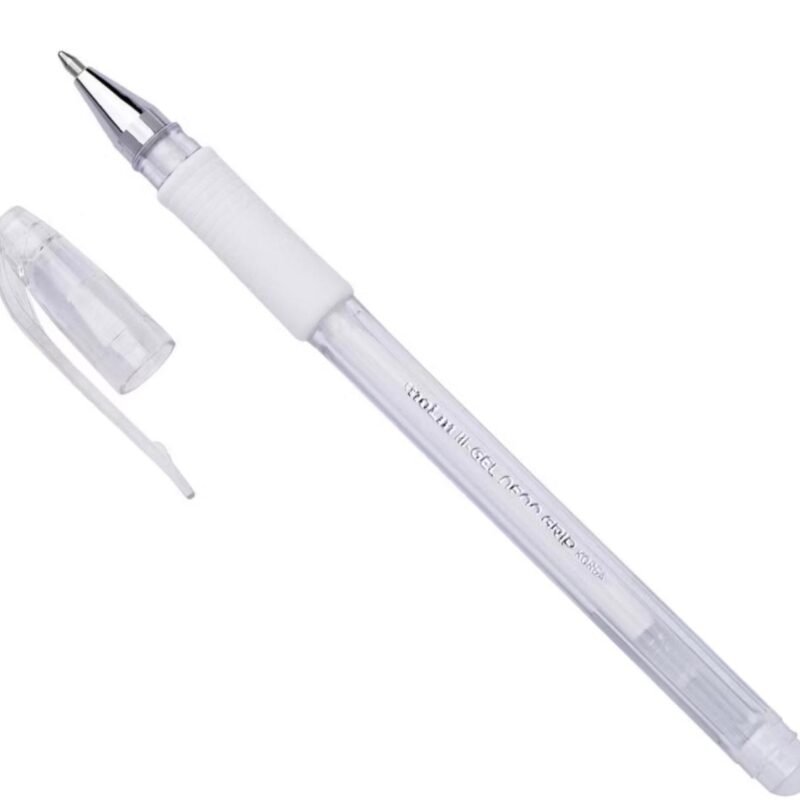 Caneta gel branca p/ sobrancelhas - Design Marcação Micropigment