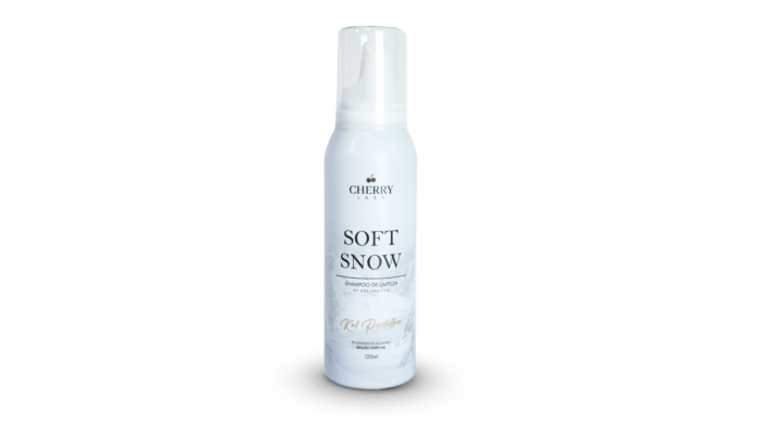 Espuma Limpeza Soft Snow Extensão Cílios Kel Padilha Cherry 120ml - Imagem 3