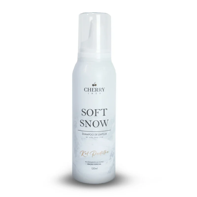 Espuma Limpeza Soft Snow Extensão Cílios Kel Padilha Cherry 120ml