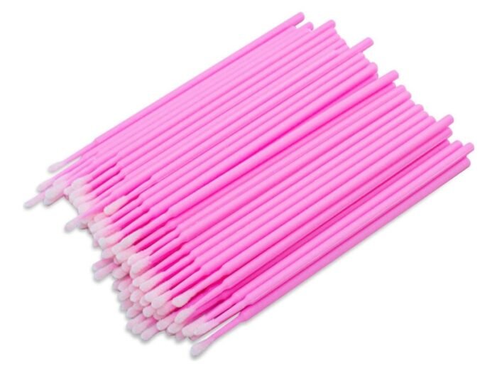 Microbrush Cotonete Limpeza Alongamento Cílios Fio A Fio