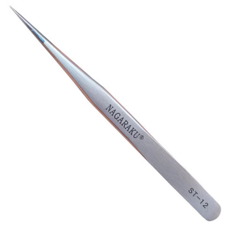 Pinça nagaraku ST-12  p/ extensão de cílios