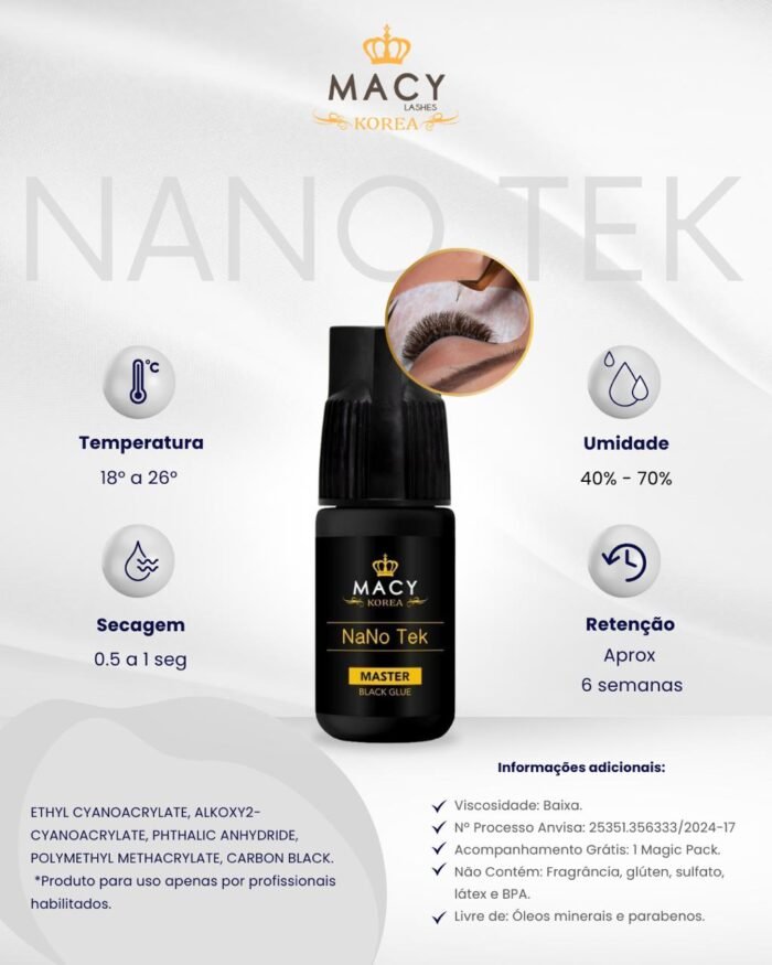 COLA ADESIVO MACY NANO TEK - 3ml - Imagem 3